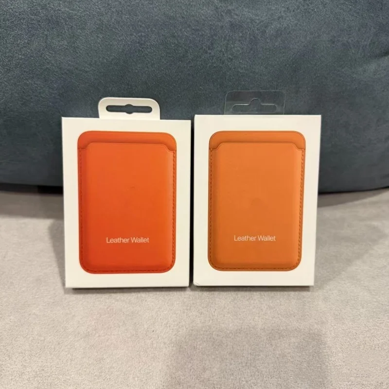 Modische Damen-Leder-Kartenbörse, Telefonkartenhalter für Magsafe-Magnethülle, geeignet für alle iPhone-Hüllen, Karten-Handy-Rückentasche – Detail 4