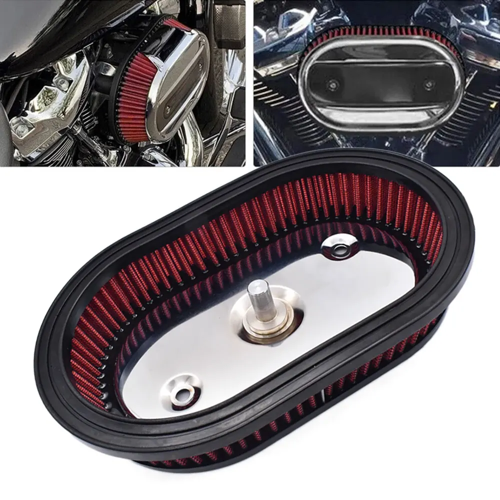 Image of Motorrad Luftfilter Reiniger Element Ersatz Für Harley M8 Softail 18-23 Touring 17-23 RS-OFI134