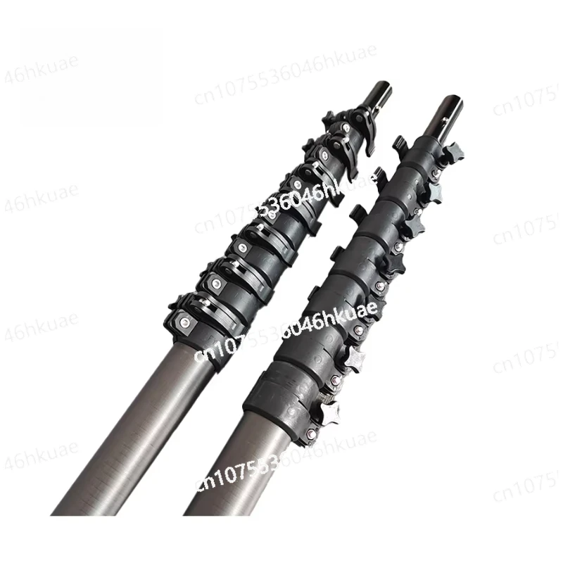 قضيب من ألياف الكربون 3K متعدد الوظائف عالي الجودة - تصميم تلسكوبي، أنبوب كربون 3M-20M قابل للتخصيص