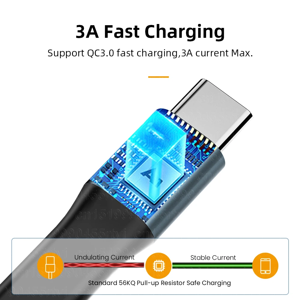 Cavo dati Mobile USB 2 in 1 Mini portachiavi portatile corto per Huawei Samsung Xiaomi 3A cavo Micro USB C di tipo C a ricarica rapida