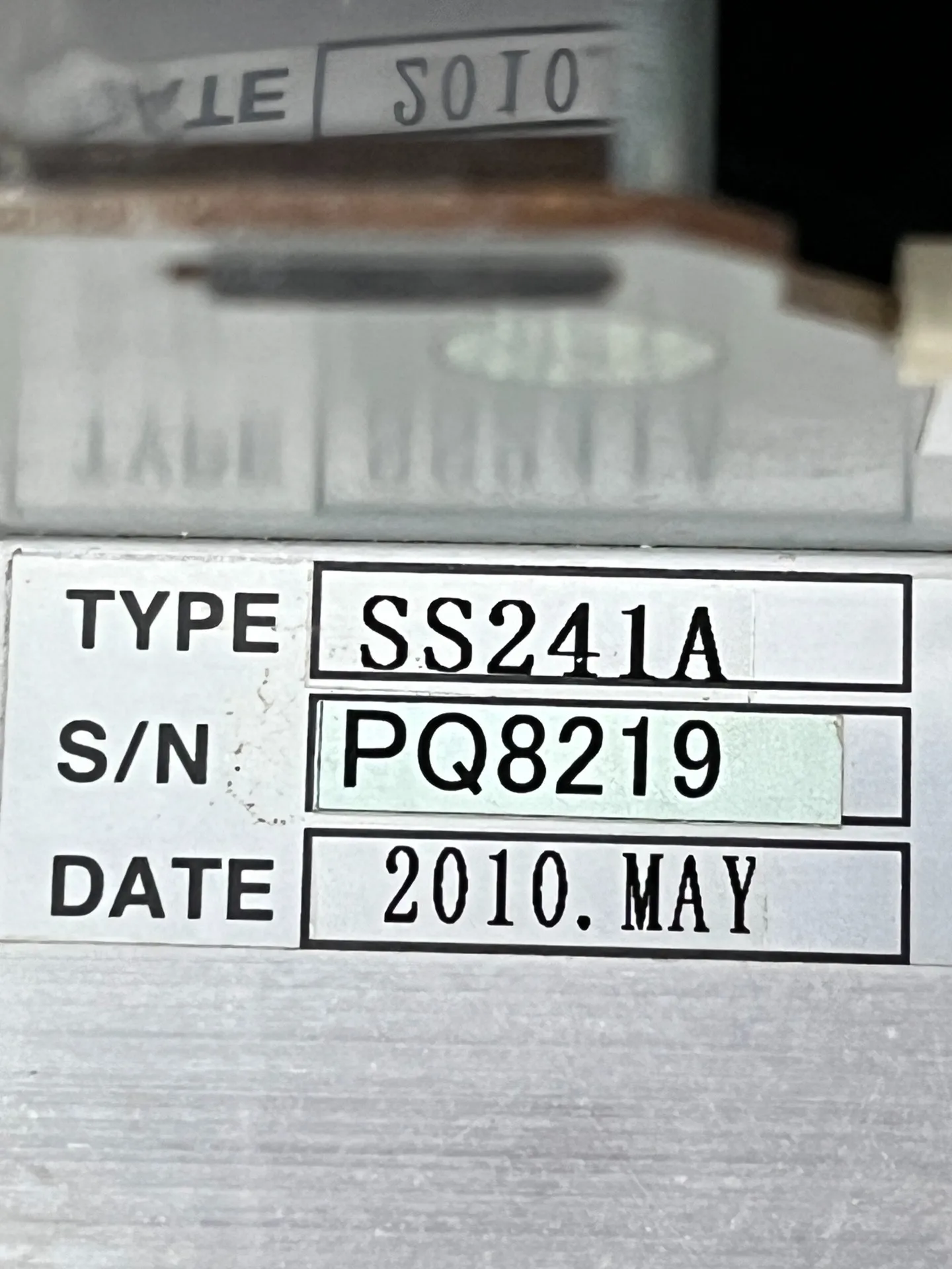 Сервопривод SS241A для литьевой машины Toshiba