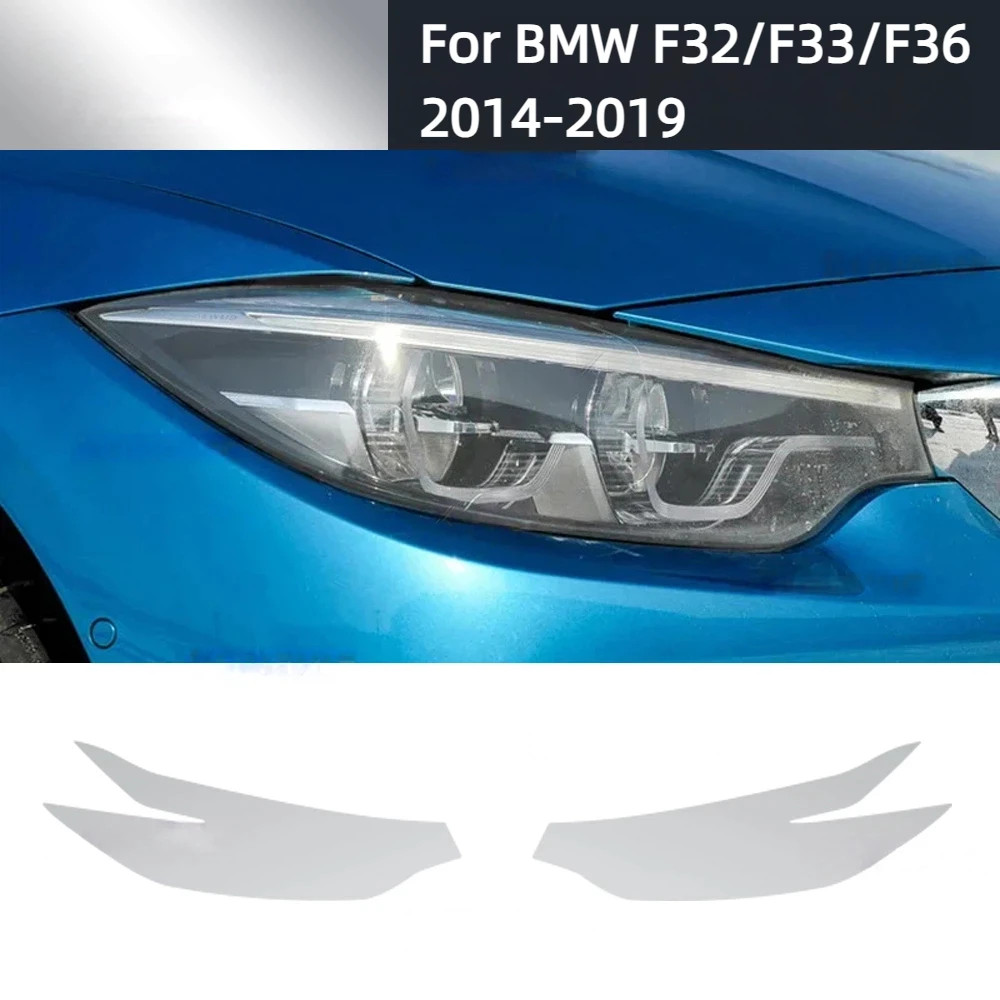 

For BMW 4 Series F32 F33 F36 2014-2019 Car Headlight Protective Film Clear Smoked Black Clear TPU Anti-scratch Sticker PPF