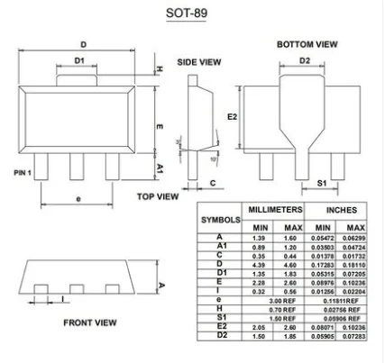 500pcs WS78L05 78L05 SOT-89 0.1A 5V SMD three-terminal regulator tube regulator iC