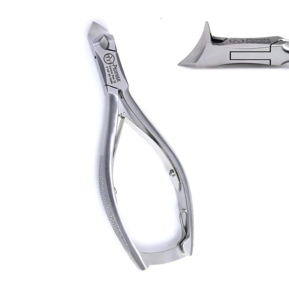 

ProMax Toenail Nipper/Clippers-Thick ToeNail Nipper-Ingrown ToeNail Nippers-Ergonomic Handle Style Concave Jaw/Moon Shape Jaw Sh