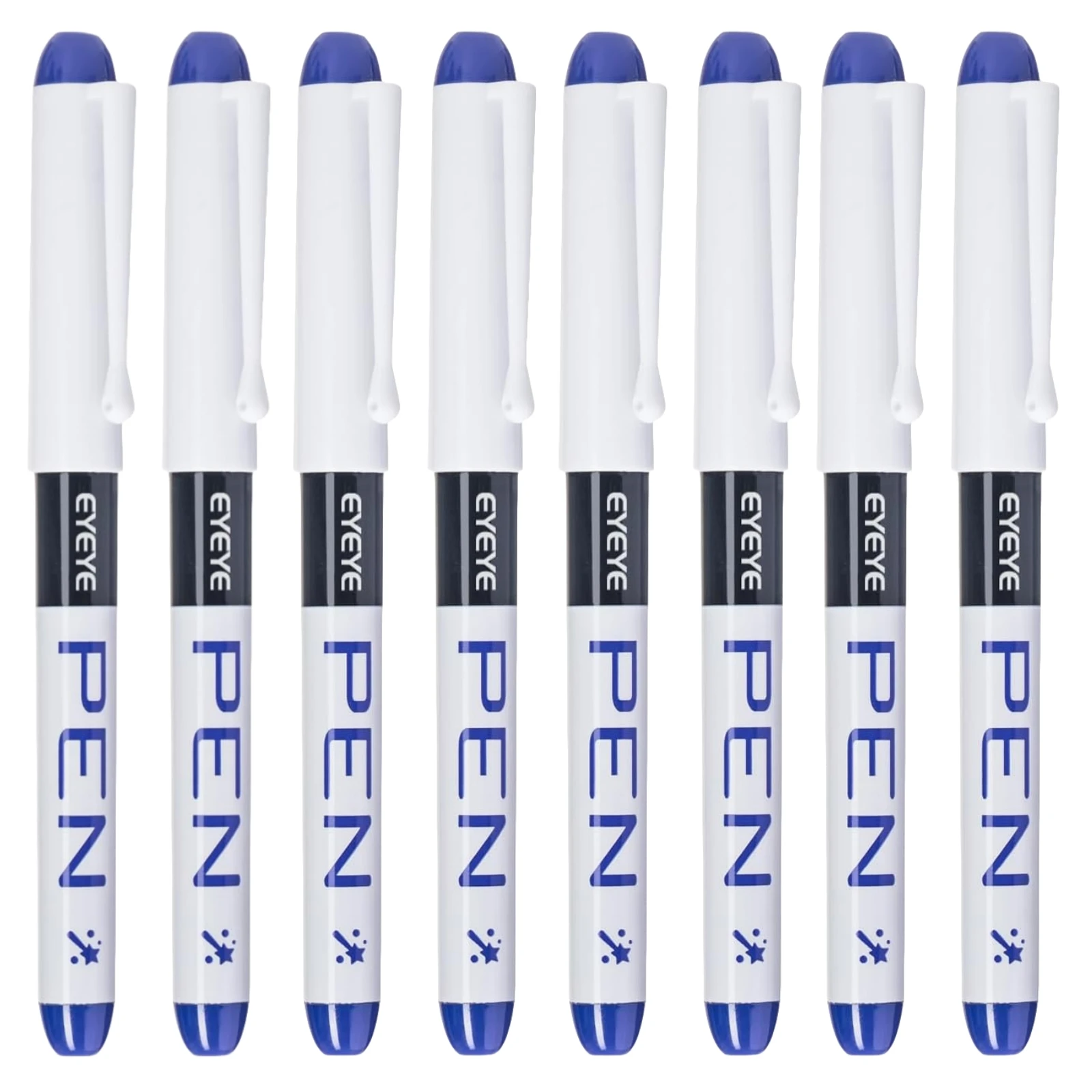 Wegwerpvulpennen, rechte vloeibare vulpennen, voor schrijven, sneldrogende inktpen, soepel schrijven veelkleurige kunstbenodigdheden - afbeelding 1