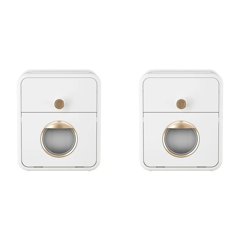 【value-money】-2x-porte-papier-hygienique-etanche-boite-de-rangement-de-mouchoirs-murale-organisateur-de-rouleau-pour-accessoires-de-salle-de-bain