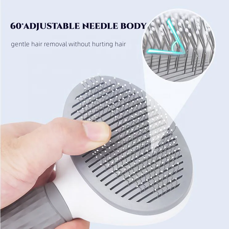 Pet Dog Brush Cat Comb Self Cleaning Pet Hair Remover Brush For Dogs Cats Grooming Tools Pets Dematting Comb Dogs Accessories