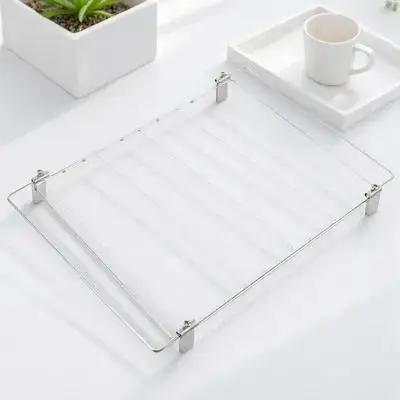 

1Pcs Barbecue Accessory Stainless Steel Wire Mesh Grill Cooling Rack Practical and Safe for Home Cooking and Barbecue