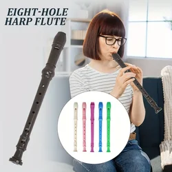 Soprano Recorder G Key Instrument for Beginners 8 Hole Flute with Cleaning Rod ABS Music Flute Resin Musical Instrument