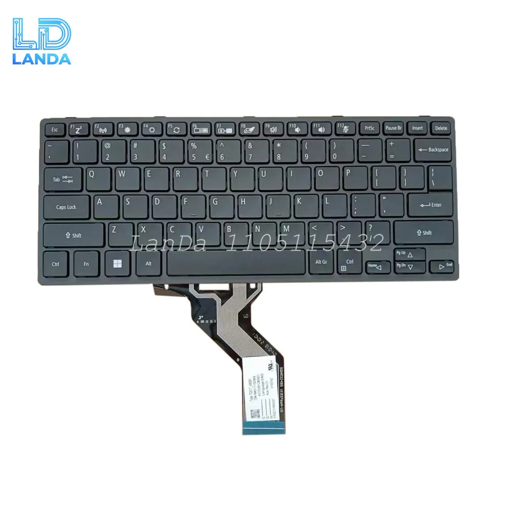 

Laptop US Keyboard For ACER TravelMate B3 TMB311-32 N20H1 TMB311-31 TMB311R-31 TMB311RN-31 TMB311R-32 11.6' English Black New