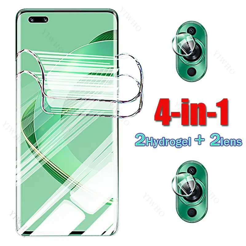 4in1 for Huawei Nova11 Pro Ultra Front Soft Hydrogel Film Screen Protectors Camera Glass for Huawei Nova 11pro 11ultra 11 Safety