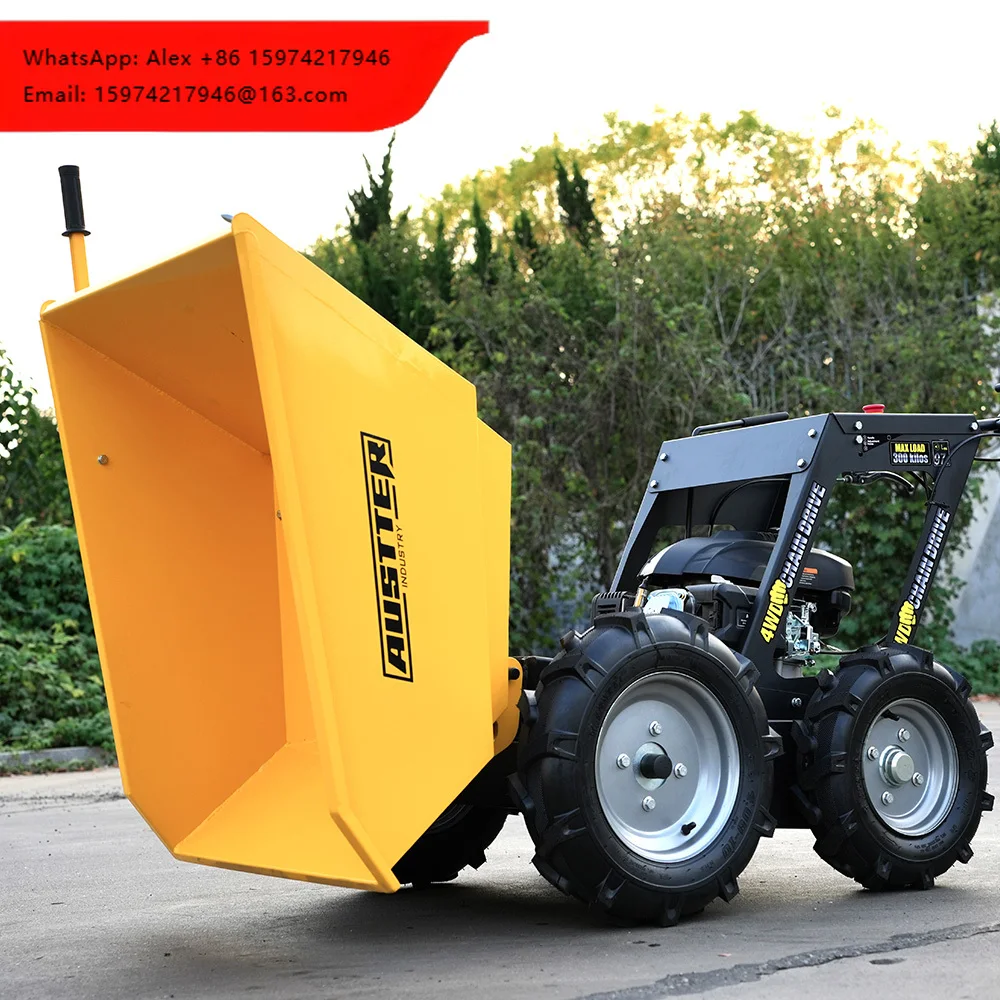 AUSTTER Hot Sale Farm Construction DIY Landscaping Mining Using Mini Dumper Power Barrow