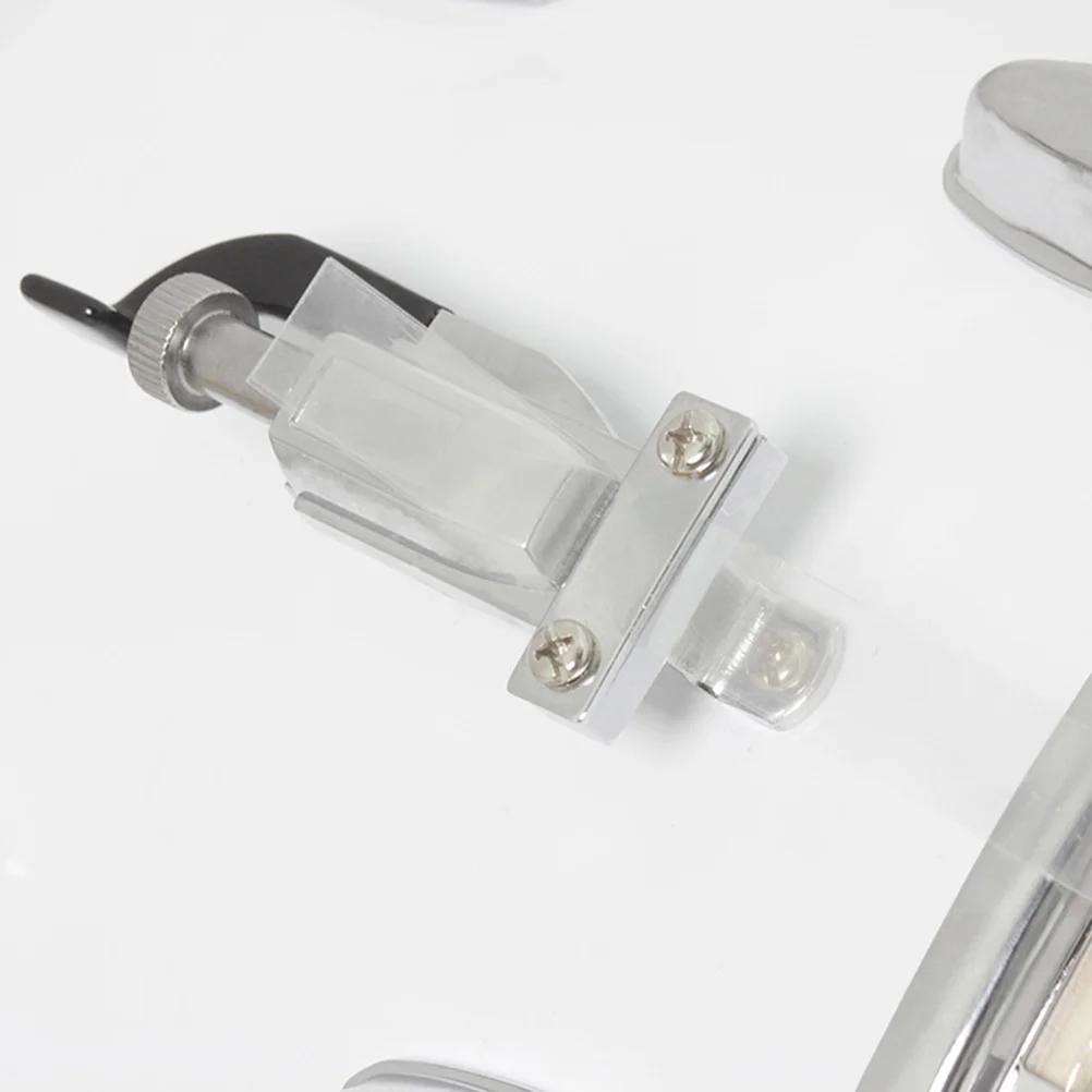 

Metal Alloy Adjustable Strainer Marching Parts Snare Drum Regulator Snare Drum Strainer Lightweight Silver Tone