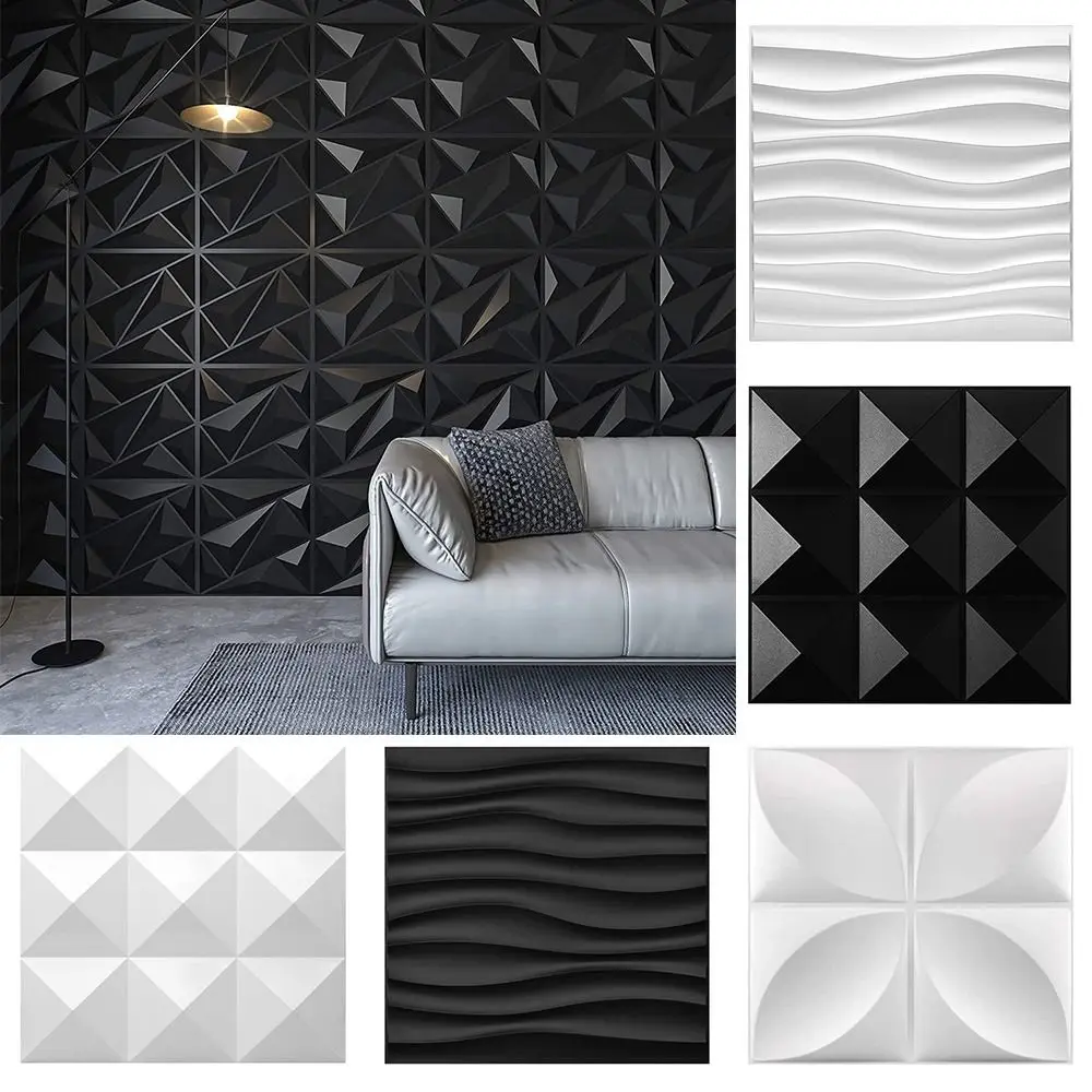 Molde de Panel de pared 3D, pegatina decorativa de pared 3D, Panel de pared artístico impermeable, decoración del hogar con diseño de diamante, papel de pared para restaurante