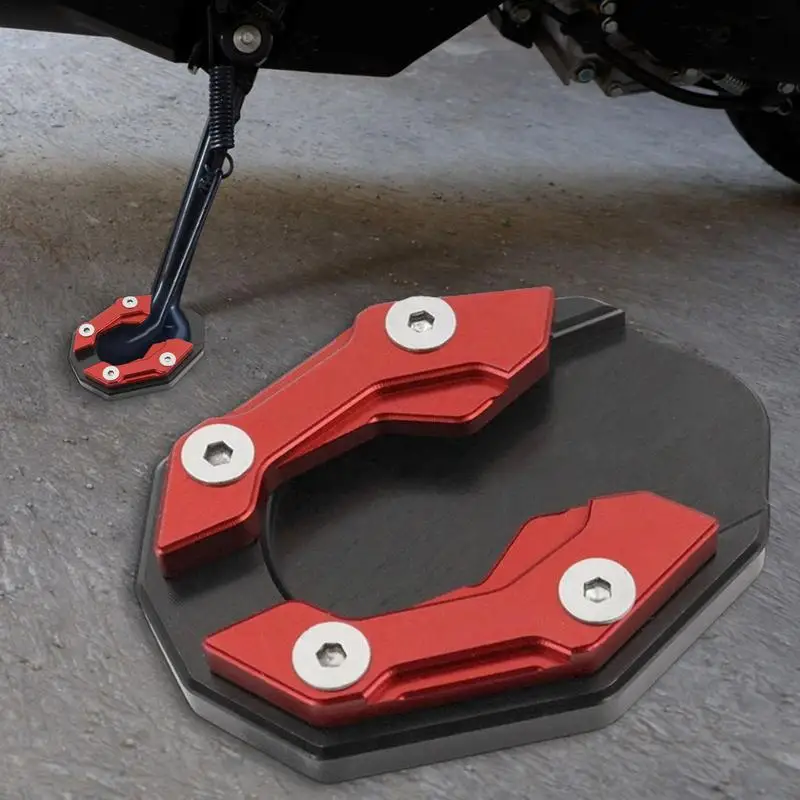 Motorcycle Kickstand Pad Foot Extender Foot Side Stand Kickstand Extension Pad Motorcycle Kickstand Extension Pad Extender Foot