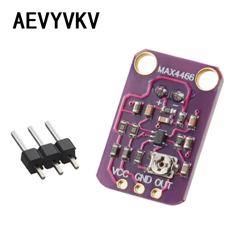 GY-MAX4466 Electret Microphone Amplifier Module MAX4466 Adjustable Gain For Arduino
