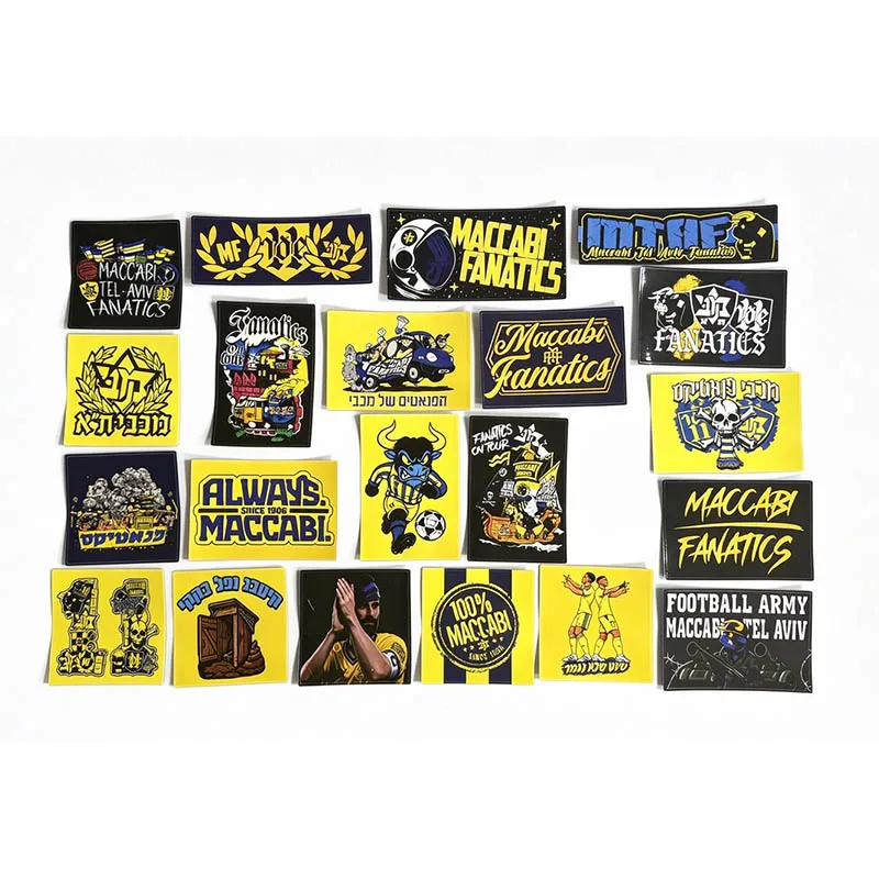 21 types MTA MTAF Maccabi Fanatics Tel Aviv The Gate 11 Stikers for Bag Cup Wall Fridge TLSK106-126 GROUP 8