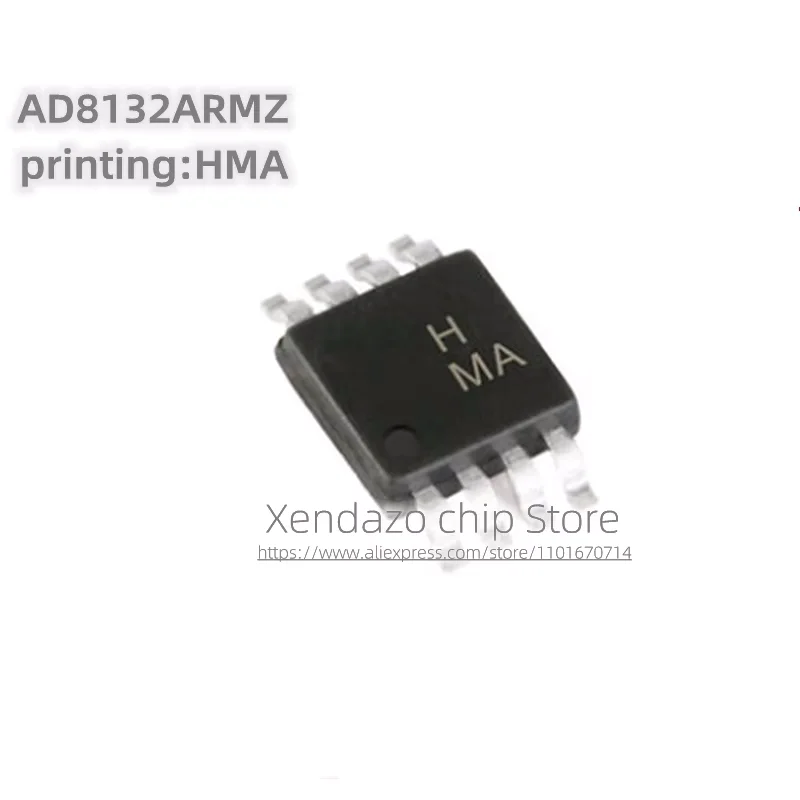 1pcs/lot AD8132ARMZ AD8132ARMZ-REEL7 Silk screen printing HMA MSOP-8 package Original genuine Differential amplifier chip