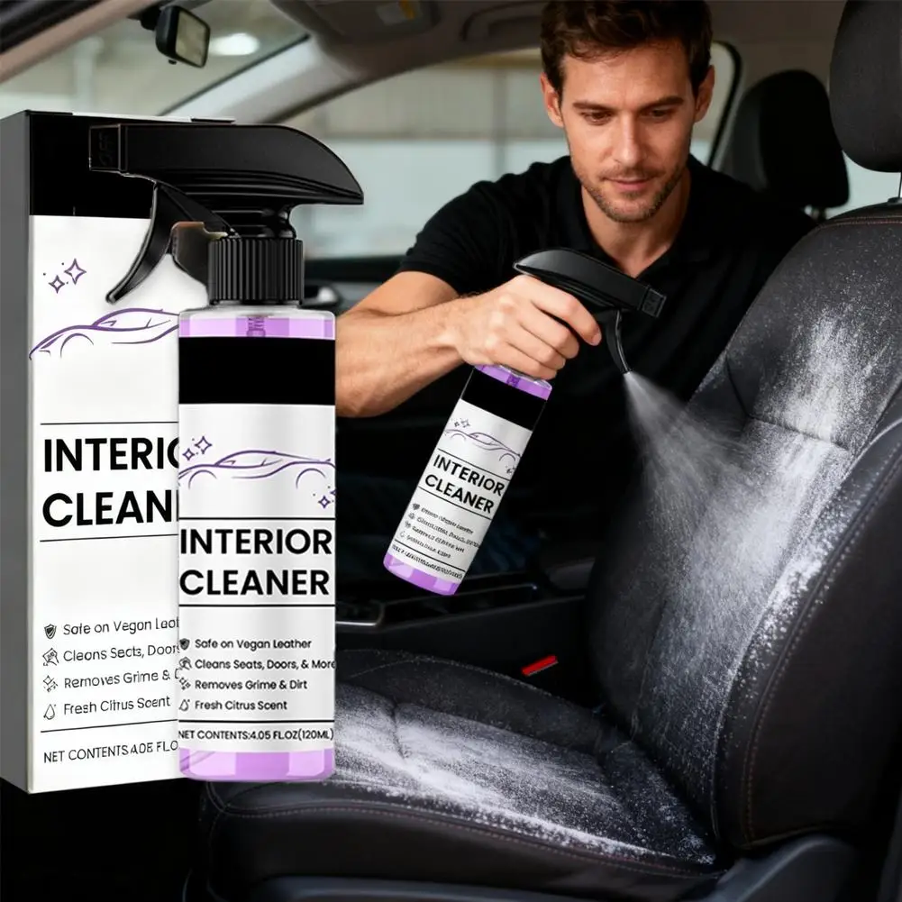 

120ml Multi-purpose Foam Cleaner Cleaning Agent Automoive Foam Cleaning Home Cleaners Car Spray Cleaner Interior Foam Home Y6Y2