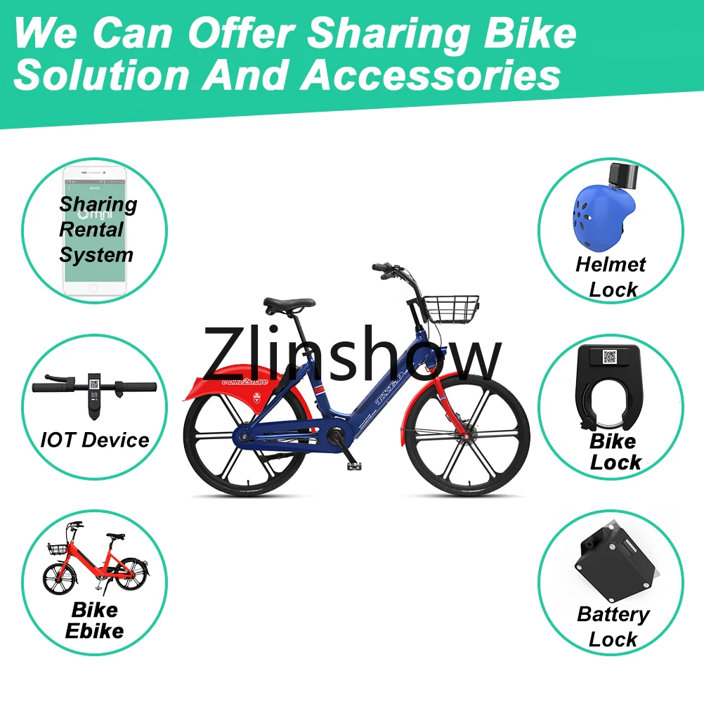 Alarm 4G Anti Theft Electronic Bicycle Share Horseshoe GPS Locking System Dockless Automatic Electric City Sharing Lock For Bike