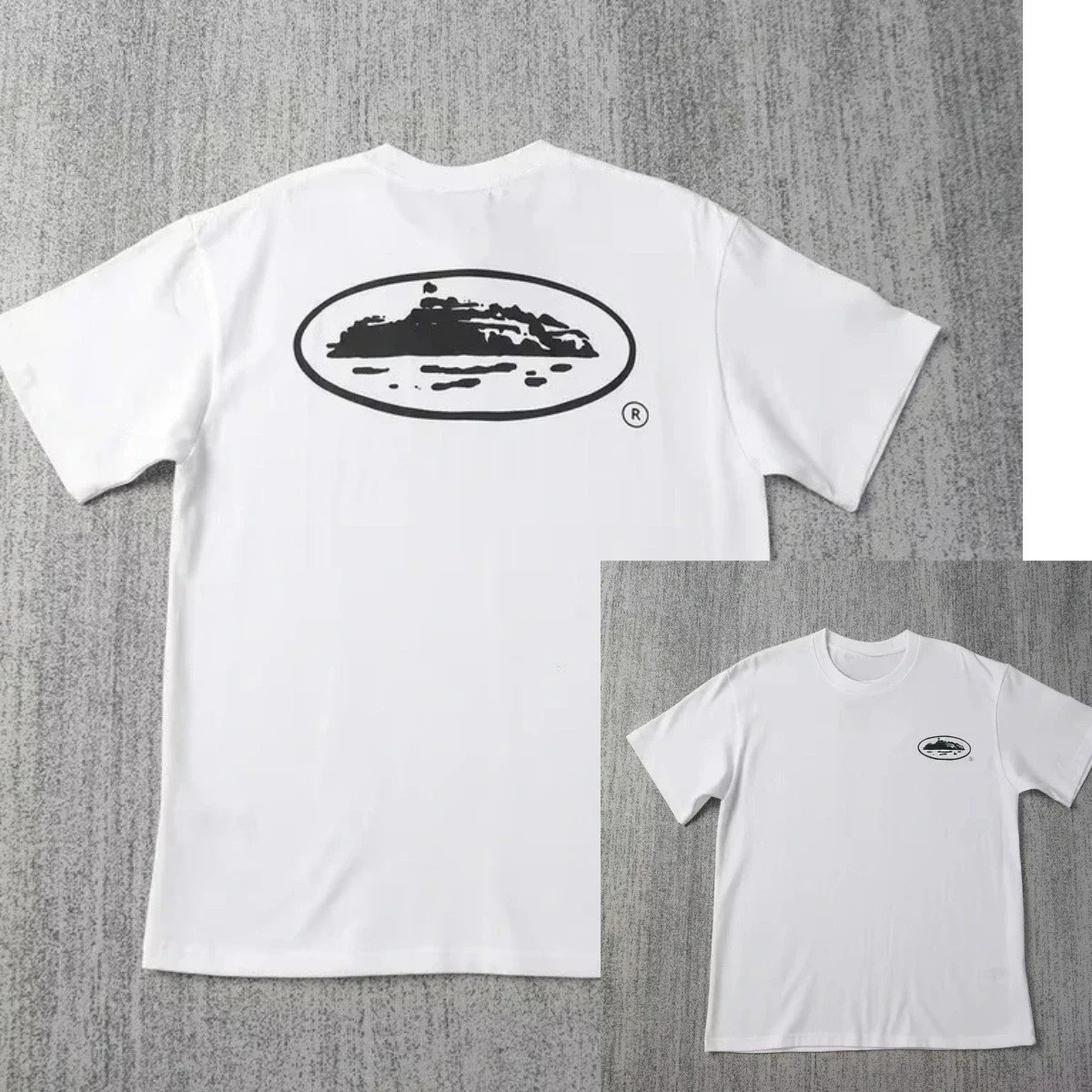Soft Cotton Short Sleeve T Shirts Small Sailboat Art Printed Casual T-shirt Men and Women Fashion Luxury Brand Daily Outfit Tops