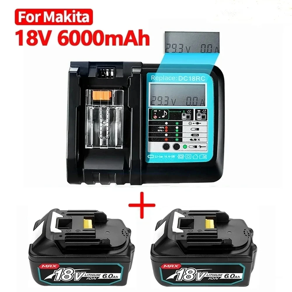 Bateria de lítio Makita, atualizada, 18V, BL1860, BL1850B, BL1850, BL1840, BL1830, BL1820, BL1815, LXT-400, substituição, 2024