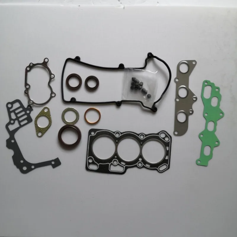 Engine Rebuilding Kits for Chery QQ QQ3 SQR372 0.8L Overhaul Kit Assembly Cylinder gasket and valve oil seal