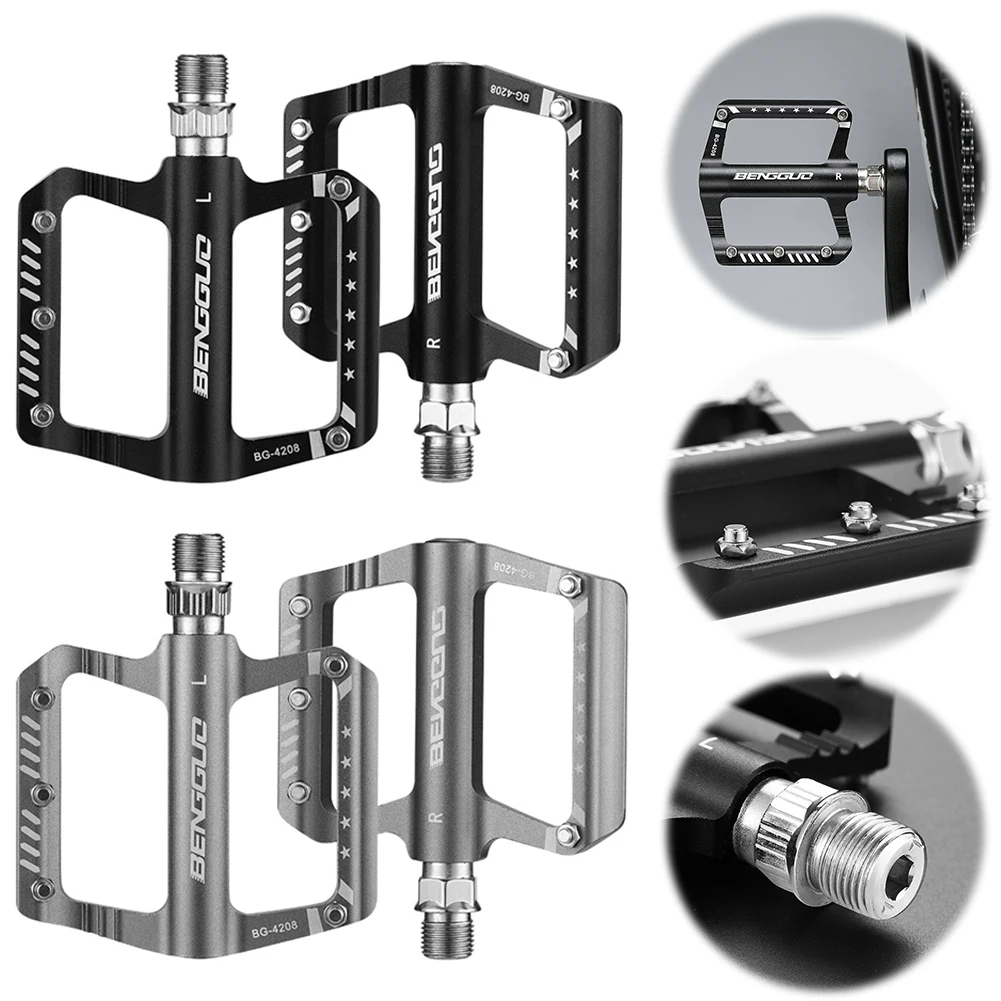 

Sealed Bearing Bicycle Ultralight Pedal Aluminum Alloy Bicycle Wide Platform Pedals Folding Bike Pedals MTB Bike Accessories