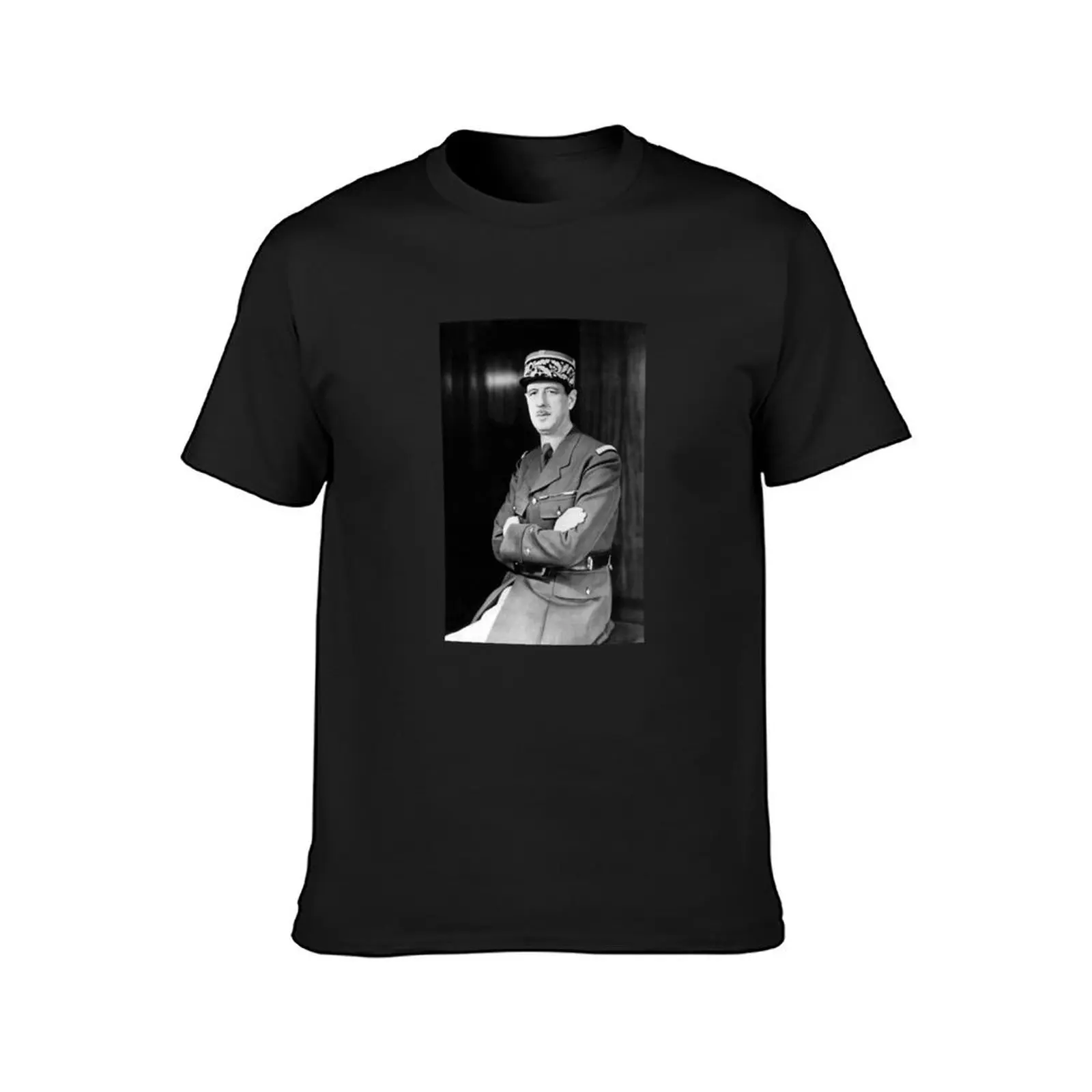 General Charles De Gaulle - Circa 1942 T-Shirt funnys vintage hippie clothes customs design your own mens t shirt graphic