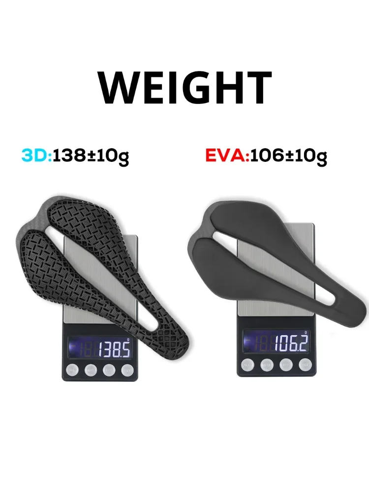 AliExpress NONE BERIJIE Full-Carbon Shell EVA/3D Bicycle Saddle, MTB/Road Racing Bike Cushion,136x242mm,Comfortable Breathable,Carbon Rail 7x9mm