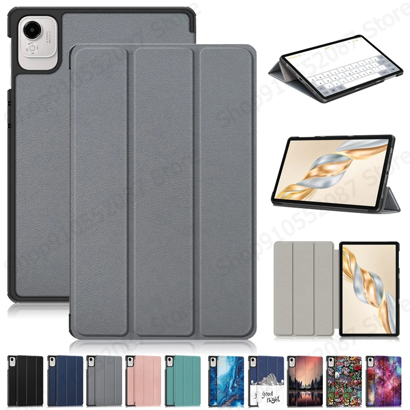 GEFENIS For Honor Pad X9a Case 11.5 Inch Trifold Magnetic Leather Stand Hard Tablet Funda For Honor Pad X9A Case Cover