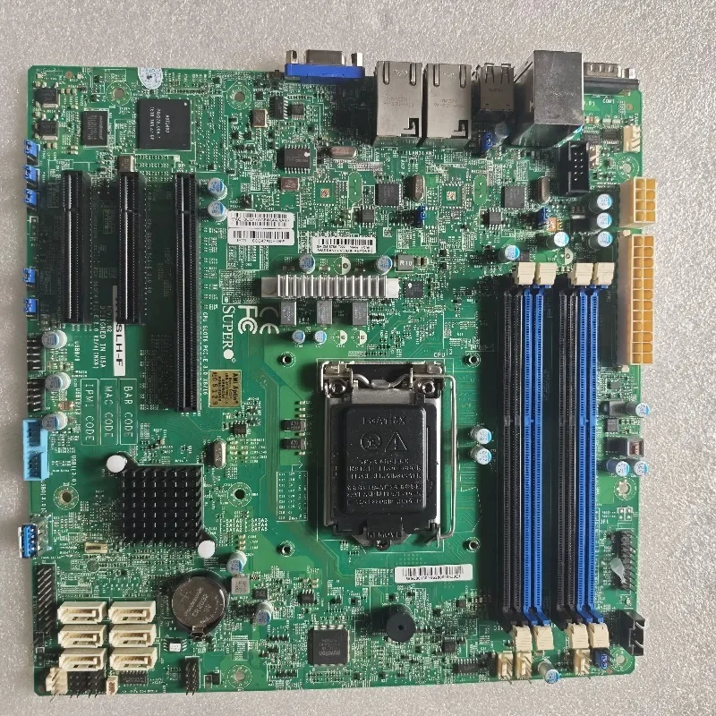 Server Motherboard LGA1150 6 SATA3.0 X10SLH-F for Compact System