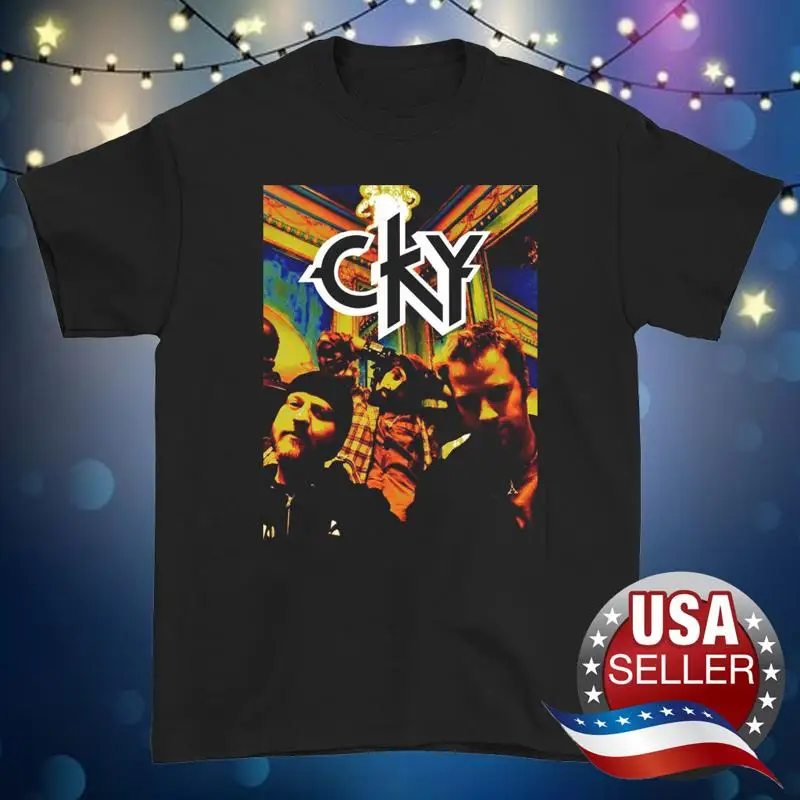 

CKY Rock Band черная футболка с коротким рукавом Все размеры S 5Xl JJ5164