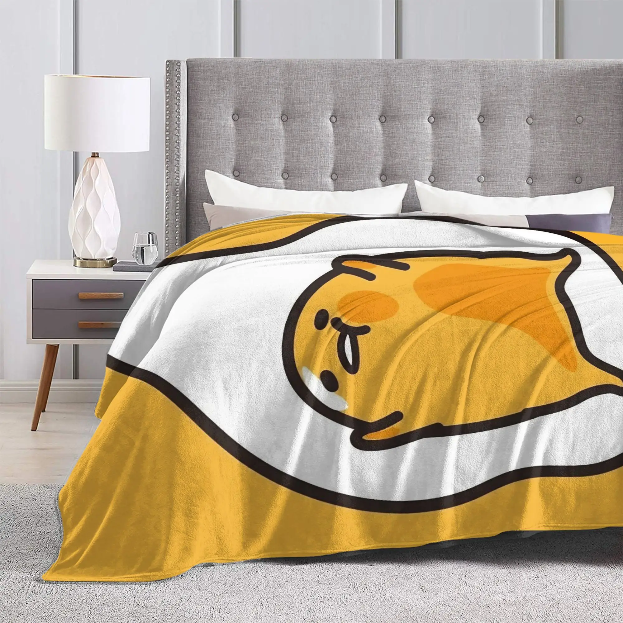 كسول البيض Gudetama بطانية جودة الدافئة رمي بطانية الشتاء الفتيات الفتيان غرفة المعيشة الجدة المفرش