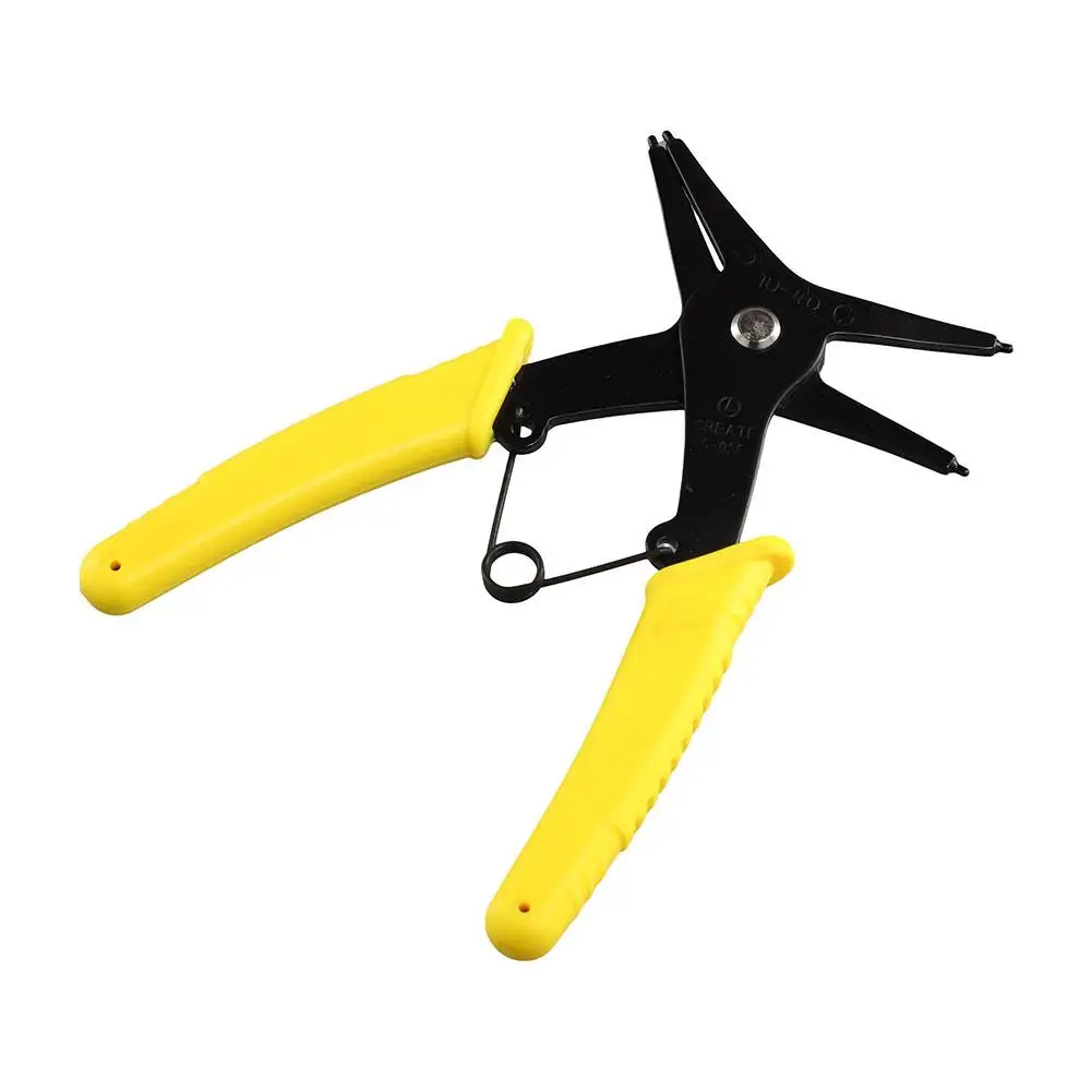 Dual-Purpose Cirkeltang Binnenste Buitenste Snap Tool Circlip Multifunctionele Snap Handgereedschap Removal Auto Tang Tool L4t2