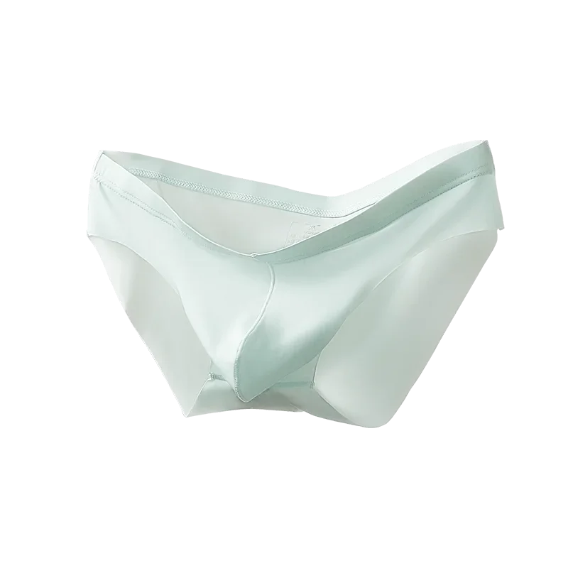 

5 шт. Мужское нижнее белье, мужское летнее сексуальное очарование, ледяной шелк, заниженная талия, треугольные трусы,