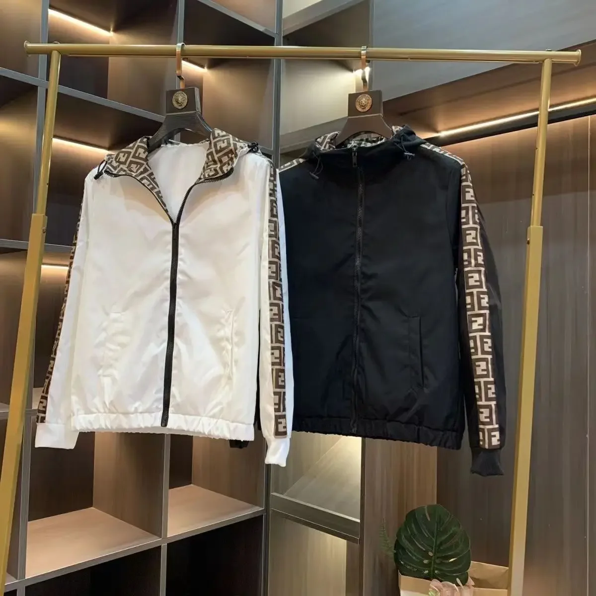 New Korean Style Hooded Jacket Jacket Fashion Casual All-Match Fashion Urban Handsome Slim-Fitting Hot Jacket 2024