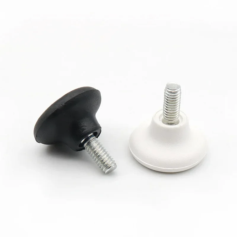 20pcs/lot Adjustable Furniture footing electrical instrument foot pad Non-slip Base Nylon Bumpers + M6 M8 M10 Thread Stem