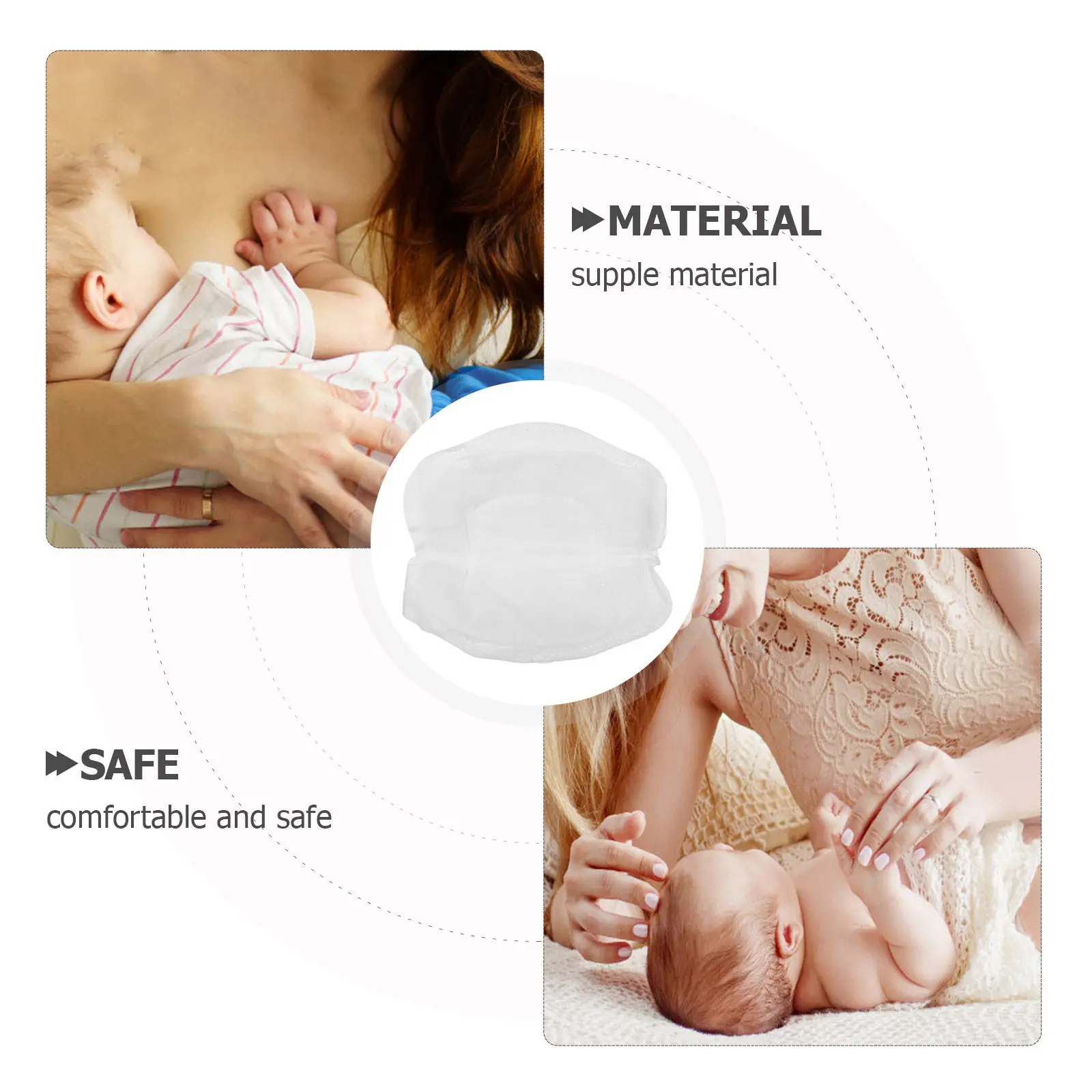 

48 шт. Удобные одноразовые впитывающие прокладки для груди от протеканий для женщин, мягкие подушечки для кормления грудью