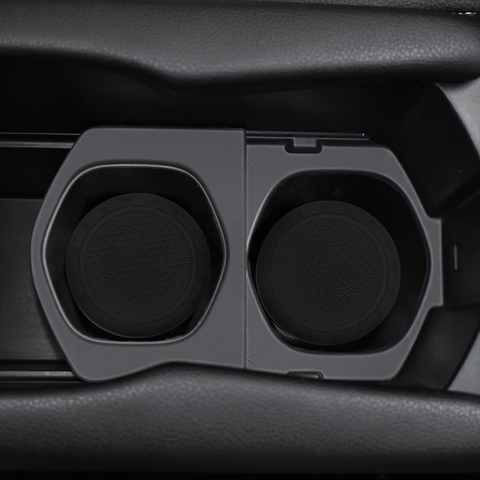 

2Pcs Car Cup Coasters Non-Slip Insulated Mats for Various Cups Easy-to-Clean Universal Fit for Different Car Models