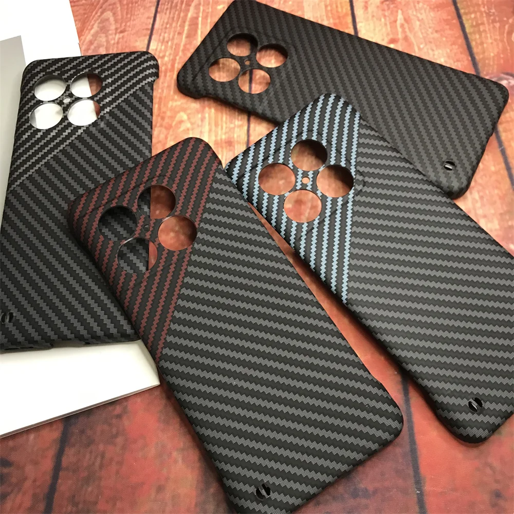 

Ultra-Thin Borderless Carbon Fiber Texture Case for OnePlus 10 Pro 9 9R ACE Shockproof Matte Feeling Frameless Slim Phone Case