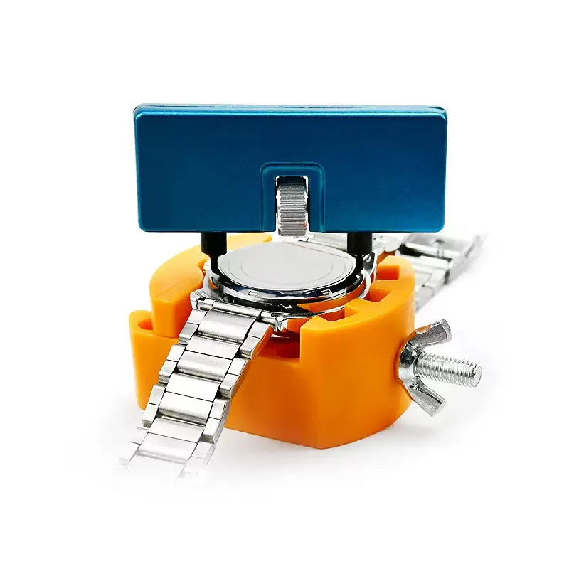 Watch Opener Back Case 56mm Caliber Adjustable Screw Portable Press Closer  Remover Kits Hand Tool Wrench Watch Battery Cover