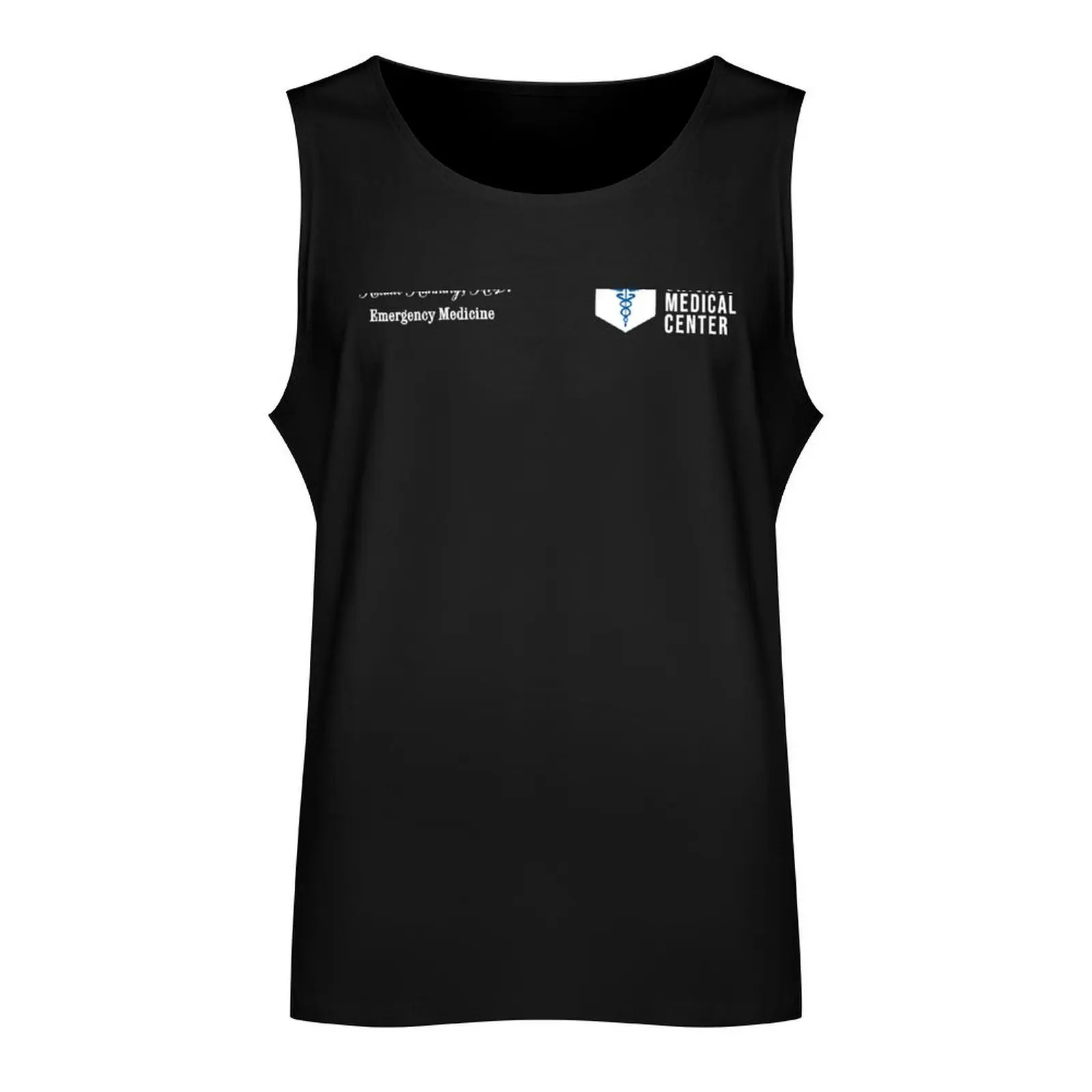 CHICAGO MED - NATALIE MANNING - SCRUBS - EMERGENCY MEDICINE Tank Top gym Men's t-shirts t-shirts for Men's gym