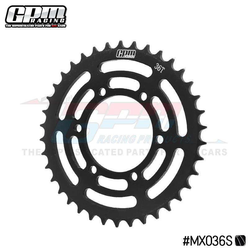 

GPM Medium Carbon Steel Hub Chain Sprocket For LOSI 1/4 Promoto-MX Motorcycle
