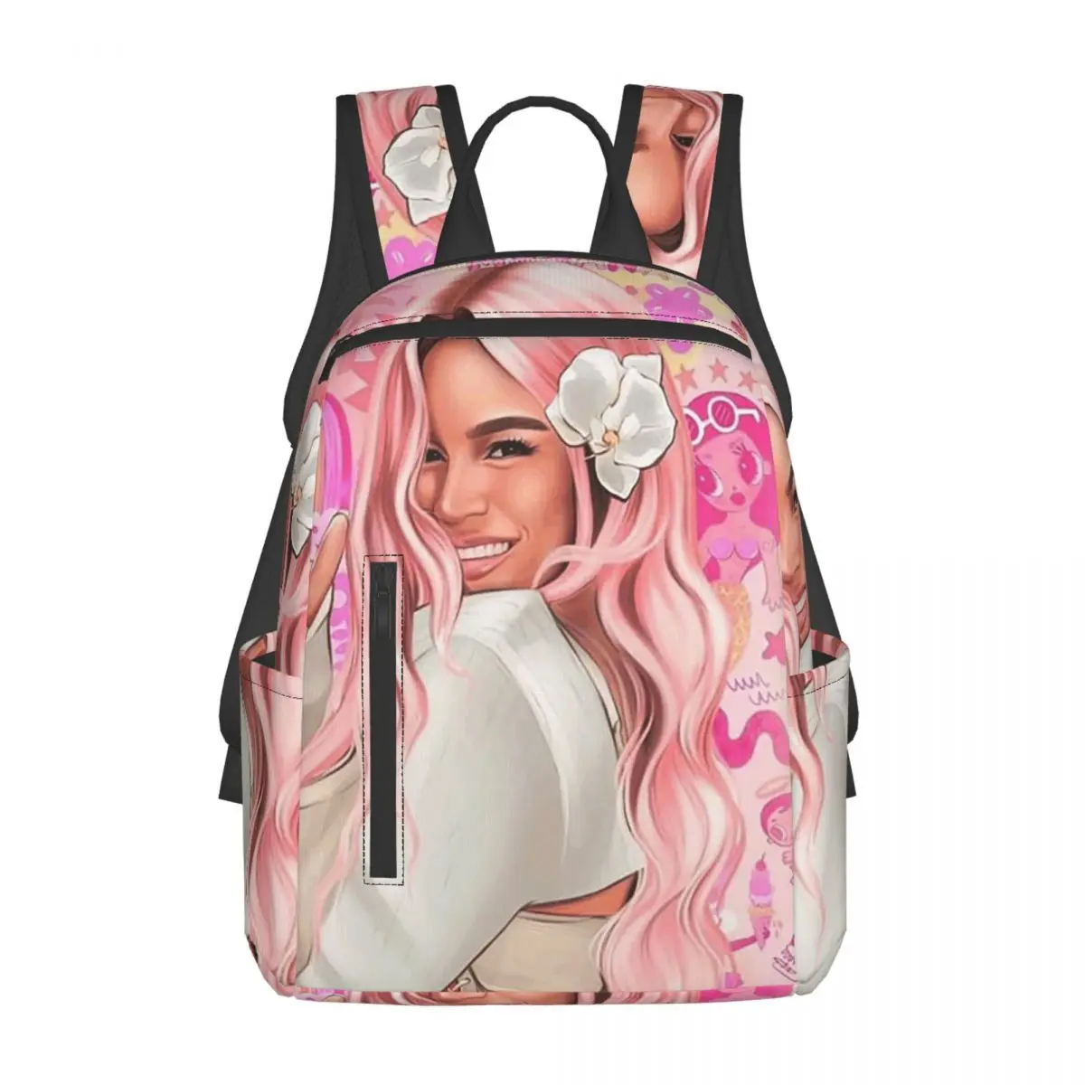 

Рюкзак Karol G Happy Valentines Day, вместительный рюкзак для детей, школьная сумка, сумки на плечо для мужчин и женщин