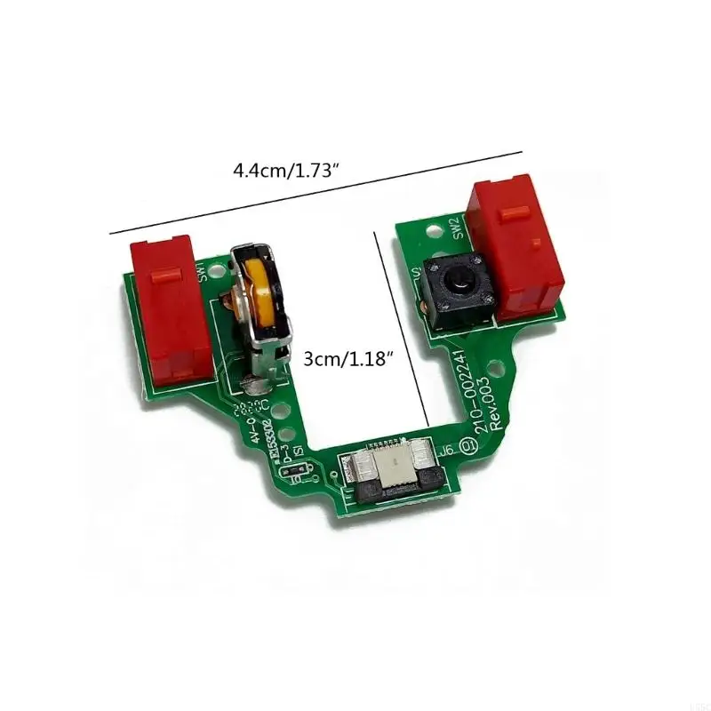 Reemplazo placa botón ratón, microinterruptor U55C para ratón superligt X