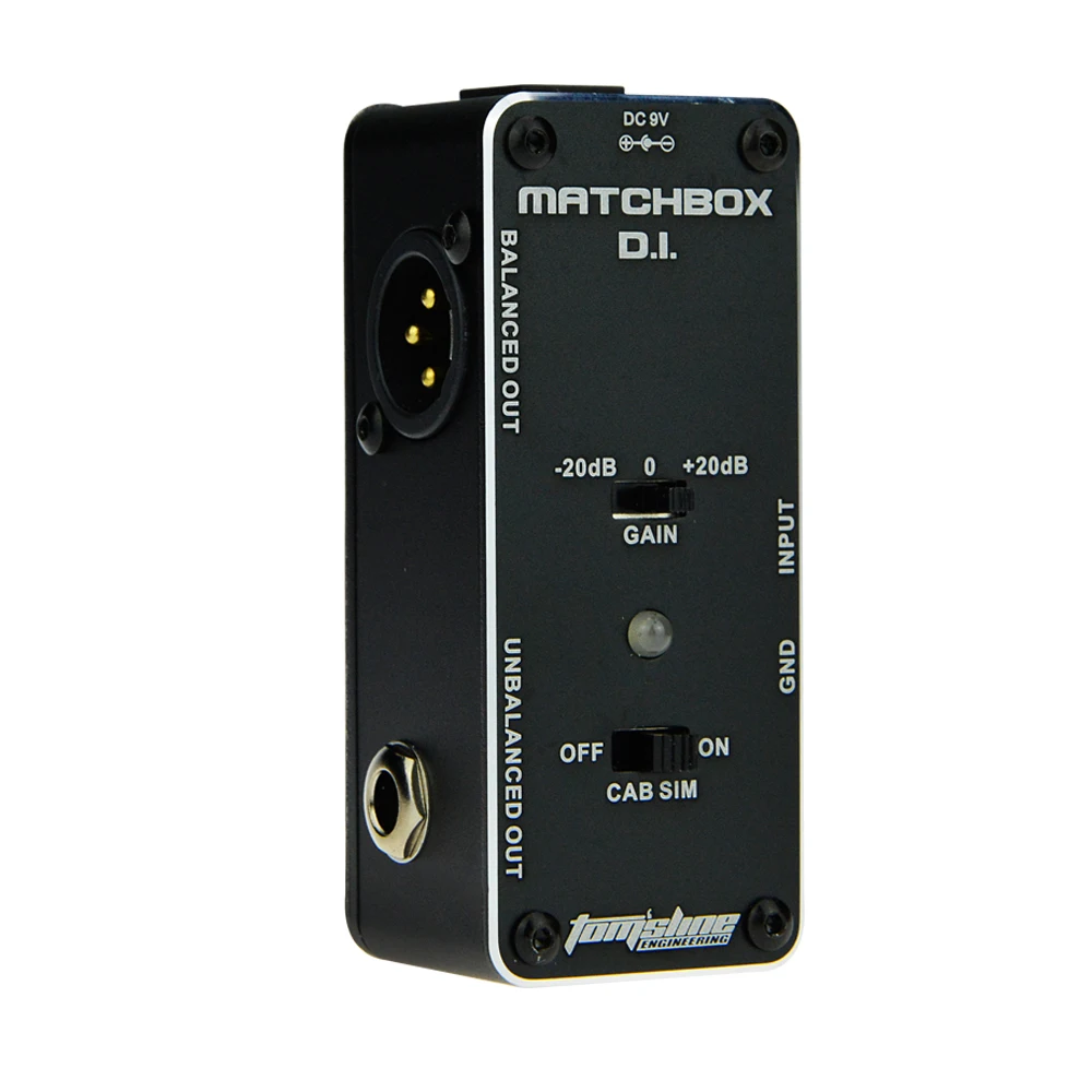AROMA Guitar Pedal AMX-3 MATCHBOX D.I Analogue Effect Pedal Transfer Guitarra Guitar or Bass Signal to Audio System Effect