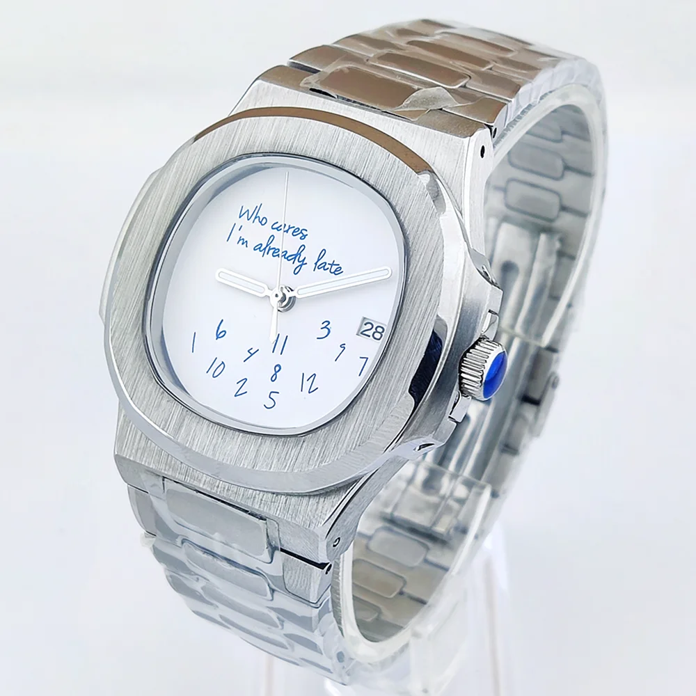 

Часы NH35, 42 мм, роскошные мужские часы, сапфировое стекло, водонепроницаемые, автоматический механизм, механические часы, возможность нанесения индивидуального логотипа