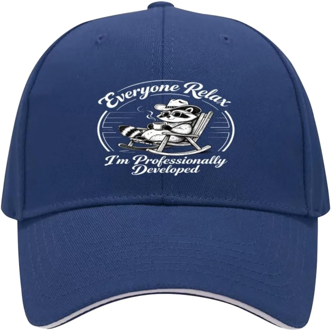 Relax I'm Professionally Developed Sandwich Adjustable Baseball Caps