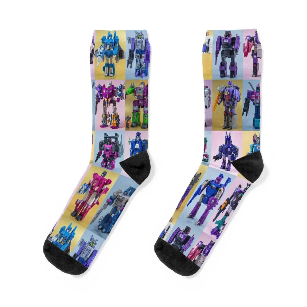 

Transformers G1 Season 4/5 Decepticon Collage Socks custom tennis halloween Children's Boy Socks Women's